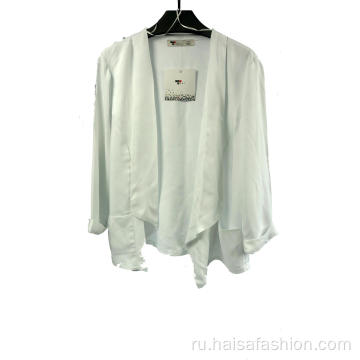 Женские белые рубашки с длинными рукавами